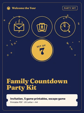 Family Countdown Party Kit cover