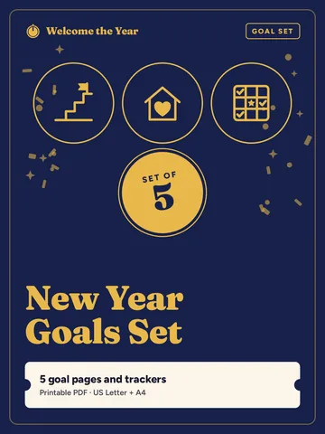 New Year Goals Set cover
